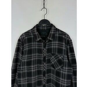 All Saints spitalfields quilted check shirt